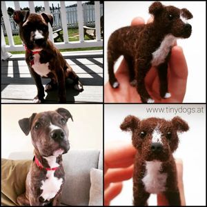 #tinydogs #dogportrait #doggo #dogsofinstagram #miniature #needlefelting #dogs #dogstagram